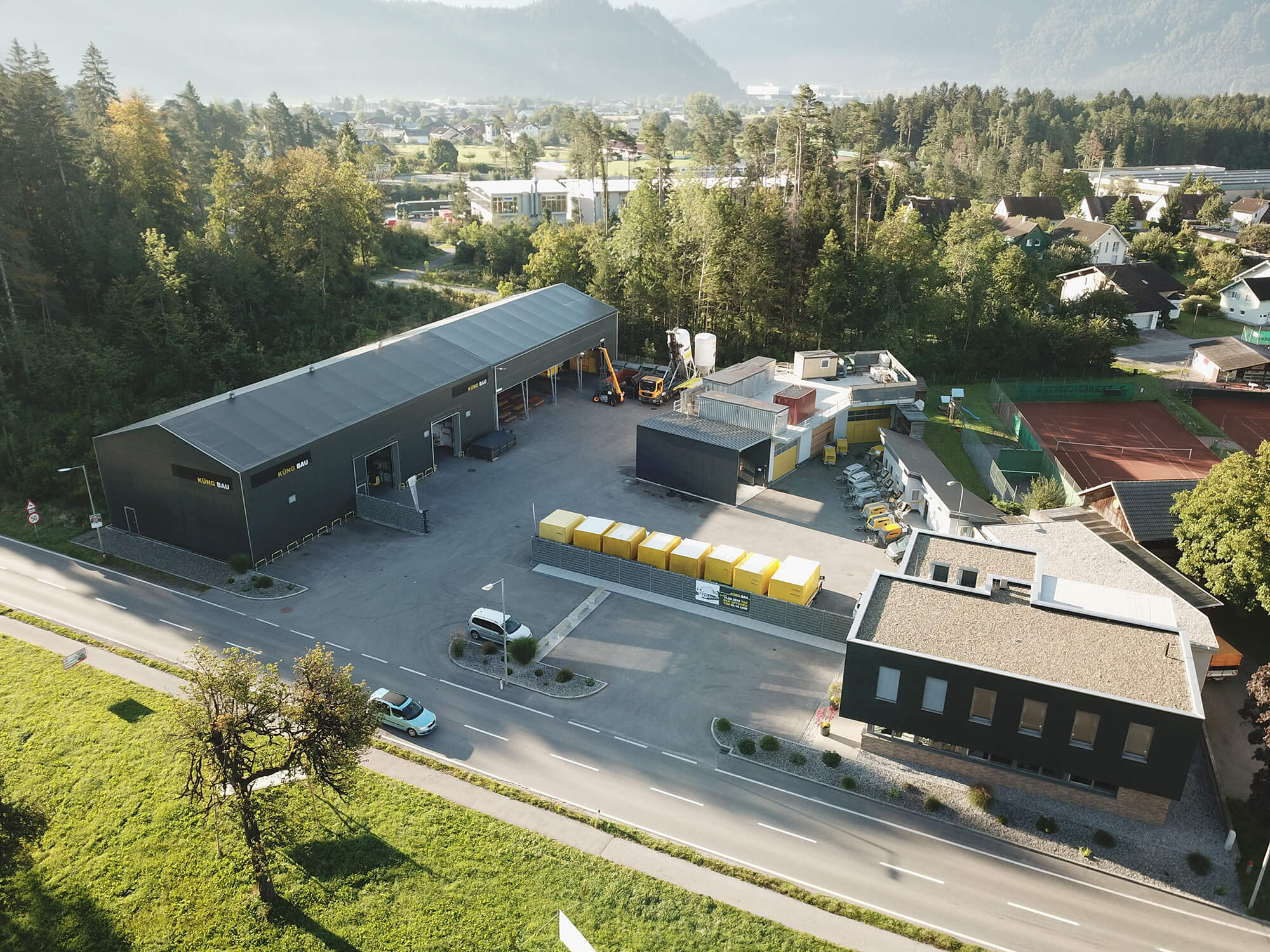 Küng Bodenbau GmbH, Thüringen, Vorarlberg, Tirol, Geschäftsgebäude