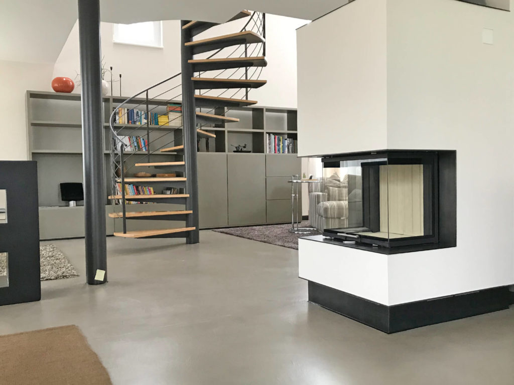 Küng Bodenbau GmbH, Thüringen, Vorarlberg, Tirol, Designböden, Designwände, Spachtel- oder Fließspachteltechnik